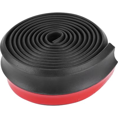 2.5M Universele Anti-Botsing Strip Bumperbeschermer Krasbestendigheid Autodecor Zwart zwart