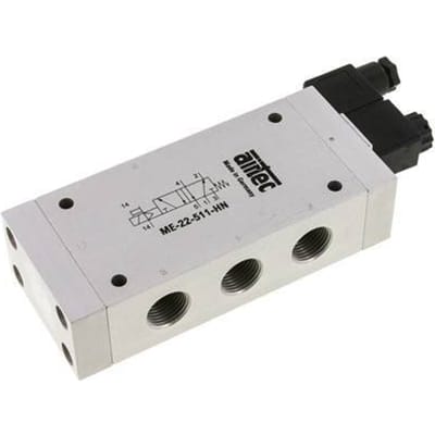 5/2 G1/2'' (G1/8'') Magneetventiel Extern 230V AC 0-10bar/0-140psi Airtec