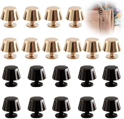 20x Decoratieve Spike Klinknagels Platte Studs voor Leerbewerking Handtassen Kleding