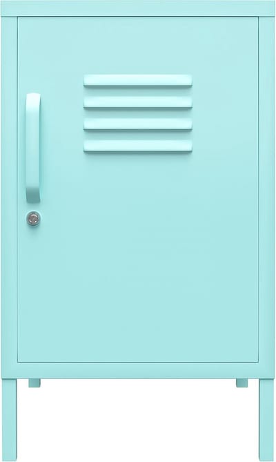 Cache-Bijzettafel - 1-Deur - Mint Metaal