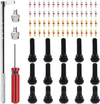 Kabelventiel Stemverwijderaar en Installatiegereedschapsset - 79 Stuks Inclusief Tubeless Snap-In Ventielkern Verwijderaar
