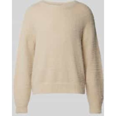 Gebreide pullover met labelpatch, model 'Watson'
