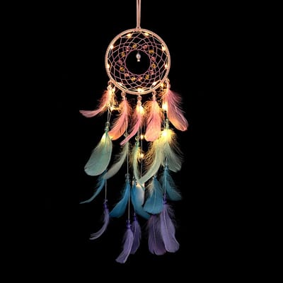 Traditionele veelkleurige LED-dromenvanger