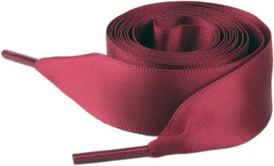 Satin veters van 100 cm lang en 2 cm breed, universele platte vervangingsveters voor casual schoenen, duurzaam en scheurbestendig, wijnrood