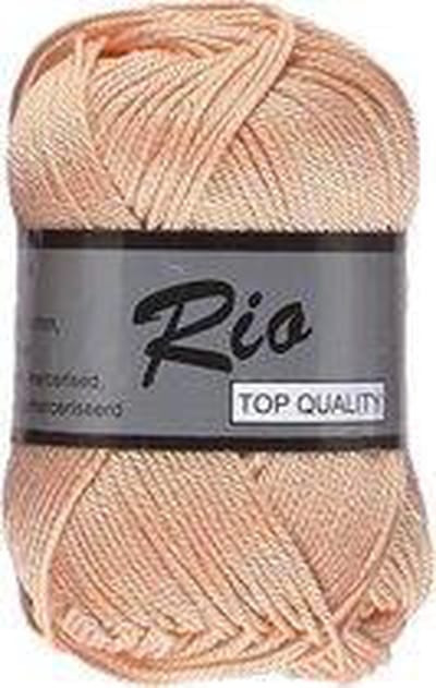 Lammy yarns Rio katoen garen - donker beige (214) - naald 3 a 3,5mm - 10 bollen