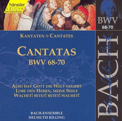 Bach-Ensemble, Helmuth Rilling - J.S. Bach: Cantatas BWV 68-70 (CD)