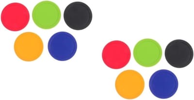 Air Hockey Pucks - Vervangende Pucks - Tafelspel Spelen - Duurzame Plastic Constructie - 6.4 cm - Assorti