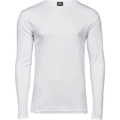 Tee Jays - Interlock T-shirt lange mouwen - White maat S