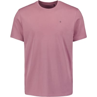 No Excess T-shirt crewneck solid basic mauve