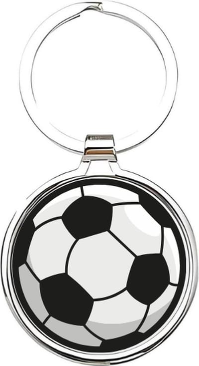 Akyol - voetbal Sleutelhanger - Voetbal - voetballers - cadeau - sport sleutelhanger - sport - gepersonaliseerd - voetballers - baller - sleutelhanger voor voetballers - sleutelhanger voor jongens - bal - ballen - sleutelhanger voetbal - 4 x 7,5 CM