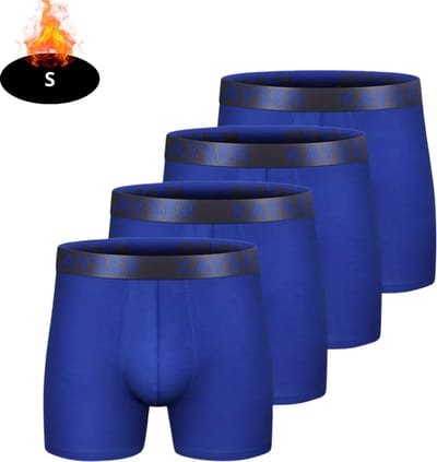 Nivard Onderbroeken Heren - Boxershort - Ondergoed - Boxer - Underwear - Mannen - 4 Pack - Koningsblauw - S