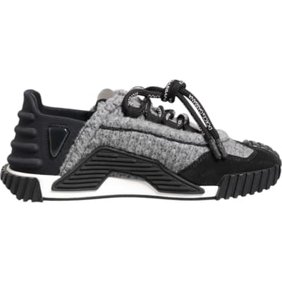Dolce & Gabbana Zwart Grijze NS1 Lage Sneakers Schoenen