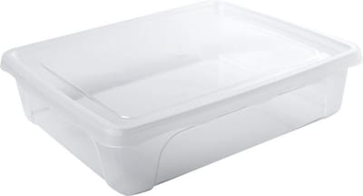 Vershoudbakje - laag - transparant - 2 liter - 24 x 20 x 6 cm - vershouddoosje - Vienna - Vershouddoos bakje