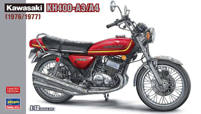 Hasegawa Modelbouwpakket Auto - 21754 Kawasaki KH400-A3/A4 - 1976/1977 Plastic - 1:12 - Modelbouw