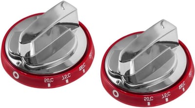 Thermostaatknop Afdekking - Temperatuurregelaar Hendel - Koken Instellen - Universele Pasvorm - 2 Stuks - Zwart