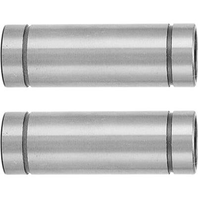 2 STKS Cilinder Lineaire Beweging Kogellager Vernikkeld Oppervlak Lineaire Rail Geleider Accessoires voor 3D white