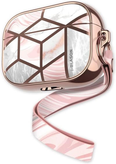 Supcase Cosmo Case hoesje voor AirPods 3 - marmer roze