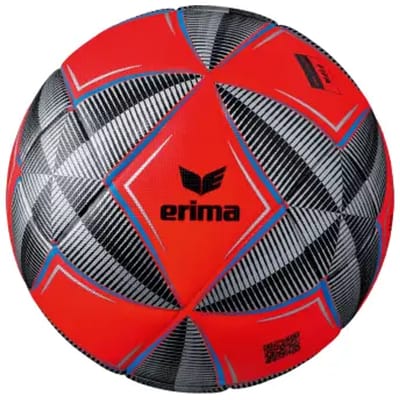 Erima Senzor-Star Match Fluo (Size 5) Wedstrijdbal - Zwart / Fluorood | Maat: 5