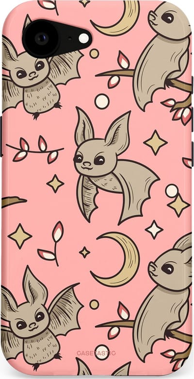 Casetastic Hoesje Geschikt voor Apple iPhone 16e Magsafe - Stijlvolle Beschermende Duo-layer Case - Nachtelijke vlucht