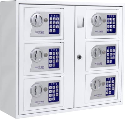 Rottner Sleutelkluis Multi kluis Keysystem 6 - 46,5x53,5x17 cm - Afstortluik voor het deponeren van uw sleutels