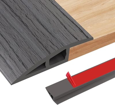 Drempelstrip van 300 cm voor het egaliseren van vloeren, tapijt en deurdrempels met een hoogte van 7 tot 10 mm