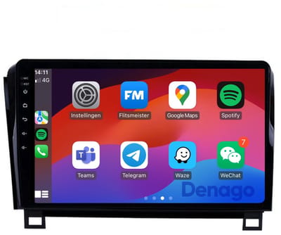 CarPlay autoradio geschikt voor Toyota Tundra | 2007 t/m 2013 | Android 13 | Draadloos Apple CarPlay & Android Auto | 2GB + 32GB | QuadCore processor | Denago DNG-A248 | 2025 model | 2007 2008 2009 2010 2011 2012 2013 | Bluetooth & Wifi