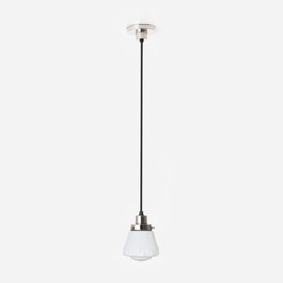 Hanglamp aan snoer Bold 20's Nikkel - Art Deco Trade