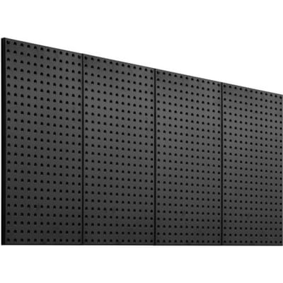VEVOR Gereedschapswand, 61 x 30 cm, set van 4, stalen wandorganizer met prikbord, gereedschapsbord voor woonkamer, garage, gereedschapsopslag, werkbank, kantoororganisatie, hobbykamer, keuken, huis, zwart