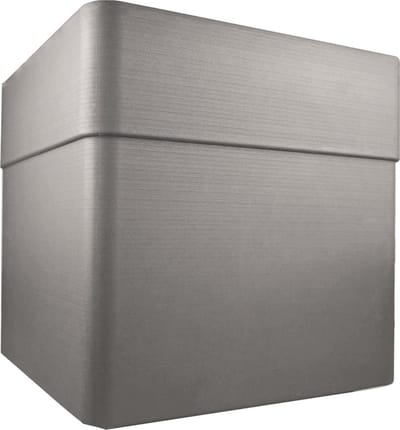 Carel Vierkante Plantenbak 40 cm met Wielen – 26 L – Dubbelwandig – Mat Taupe