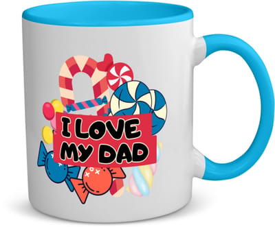 Akyol - papa cadeau - koffiemok - theemok - blauw - Papa - vader - vader verjaardag - met opdruk - vader cadeau - vader cadeautjes - vaderdag cadeau - vader cadeautjes verjaardag - liefste papa - leuk kado om te geven - 350 ML inhoud