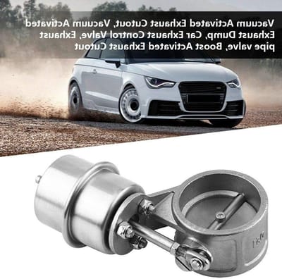 Uitlaatklep voor Auto met Universele Pasvorm voor 2.5 Inch (63mm) Uitlaatpijpen - Verbeter Geluid en Prestaties