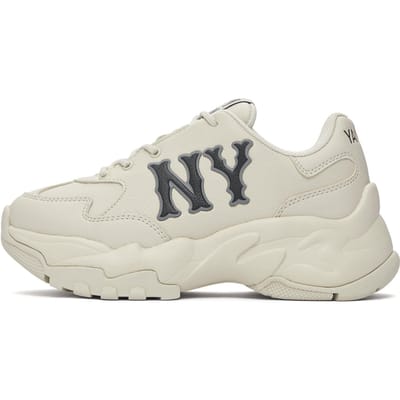 MLB Big Ball Chunky Casual Comfortabel Ademend Mode Trendy Veelzijdig Hoogte Verhogend Lage Top Dad Schoenen Unisex sneaker Ivoor 3ASHC015N-50IVS 38.5