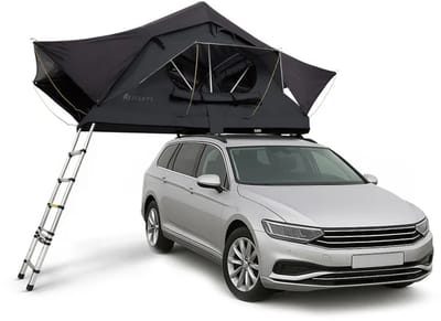 Daktent Lago - 2-personen - Incl. Matras - Zwart