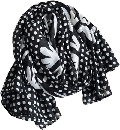 Dames Sjaal - Lange omslagdoek - Reizen en Mode - Zachte stof - 180x90cm - Zwart