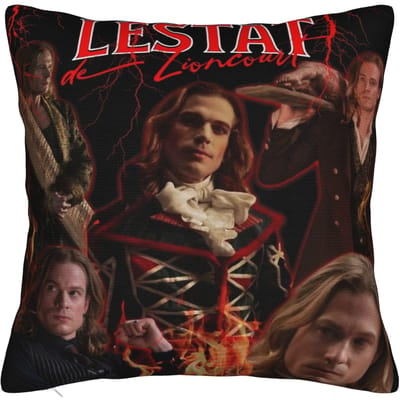 Decoratieve Kussensloop The Vampire Lestat 2026 TV Serie Merchandise Auto Sierkussenhoes Vierkant Meerdere Maten 45x45cm