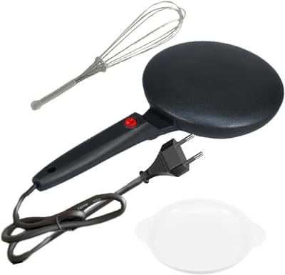 Automatische Pannenkoekenpan - Elektrische Crepe Maker - Ontbijt Maken - Constante Automatische Temperatuur - 20 cm Diameter - Zwart
