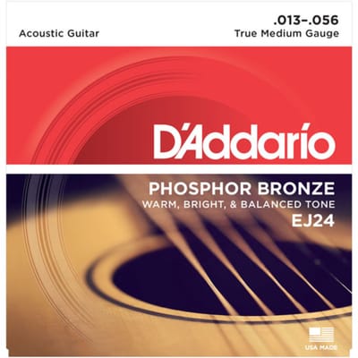 D'Addario EJ24 True Medium DADGAD Westernsnaren (13-56)
