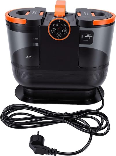 Draagbare Tapijtreiniger - Vlekkenverwijderaar - Diepe Reiniging - 3-in-1 Sproeien Zuigen - 1700W 16KPa - Zwart