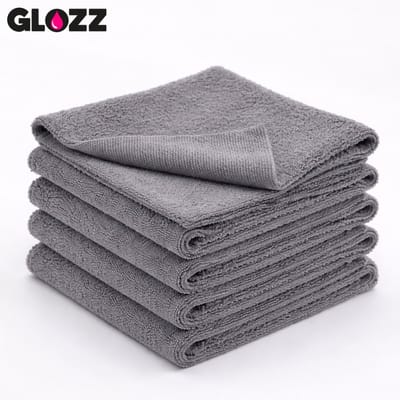 Glozz Dubbelzijdig Microvezeldoek - Poetsdoek- Autowassen - Spons - Auto - Camper - Scooter - Motor - Caravan - Boot - Handschoen