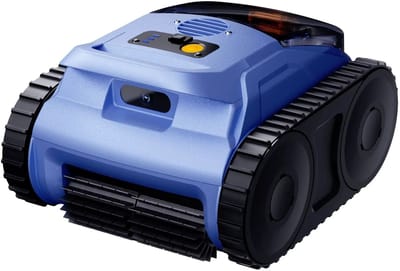 LUMÉ STORE - Zwembadrobot - Robotstofzuiger Zwembad - Draadloos - Reiniging - Bodem & Wanden - Wandklimmend - Tot 200m² - Blauw