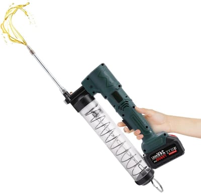 Elektrische Vetspuit - Accu Vetspuit - Machine Onderhoud - 10000 PSI Druk - 900cc Capaciteit - Zwart
