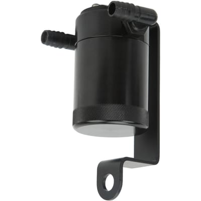 Olieafscheider Opvangtank Motorolie Reservoir Tank met Beugel Vervanging voor Dodge Charger Hellcat 2015‑2020 black