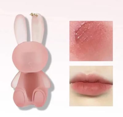 Lipgloss - Hydraterende gloss No. 2 – Schoonheid – Cadeau – Cosmetica – Glans in konijnenvorm – Kawaii – Unisex – Sleutelhanger – Make-up – Verzamelbaar – Alle leeftijden – Leuk – No. 2