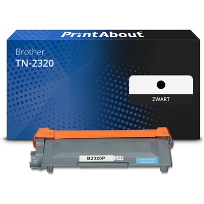 PrintAbout huismerk Toner TN-2320 Zwart Hoge capaciteit Geschikt voor Brother