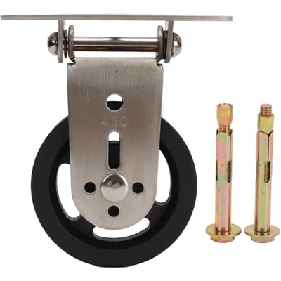 Katrolwiel Bidirectioneel Roestvrij Stille Rotatie Tractiewiel voor Fitness Katrolsysteem gray