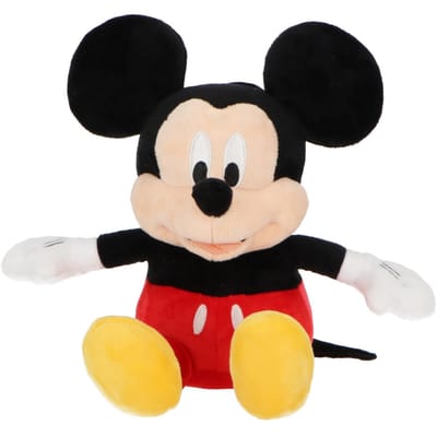 Mickey Mouse Pluche Spaarpot - Knuffel - Spaarpot - 20 cm - Zwart