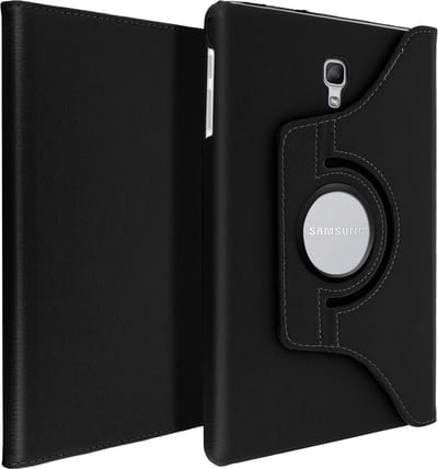 Avizar Foliohoes Geschikt voor Samsung Galaxy Tab A 10.5 Zwart met klep, video ondersteuning 360° portret/landschap, Zwart