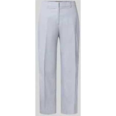 straight fit stoffen broek van linnenmix