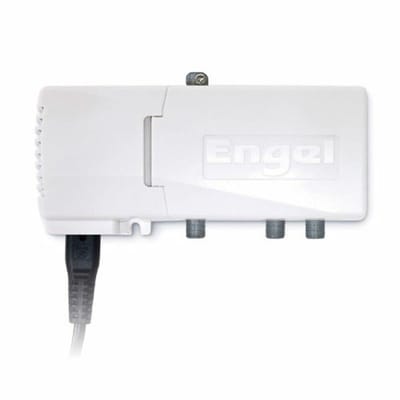 Binnen Antenneversterker UHF/VHF 25dB 2 Outputs LTE 5G Engel