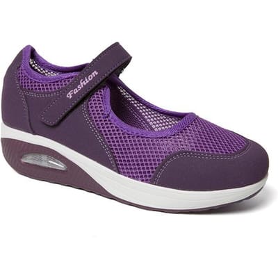 Rimocy Nieuwe Dames Mesh Flats Lente Zomer Lichtgewicht Casual Schoenen Vrouw Mode Platform Ademende Sneakers Zapatos Mujer 37